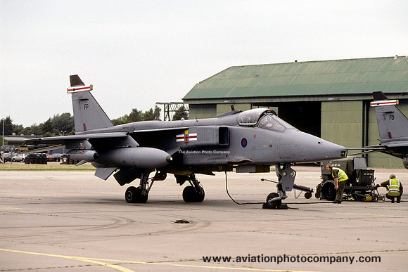 RAF 41 Squadron Sepecat Jaguar GR.3 XZ103/FP at RAF Coltishall (2000)
