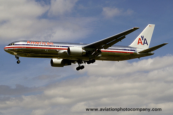 American Airlines Boeing 767-300ER N393AN at London Heathrow (1998)