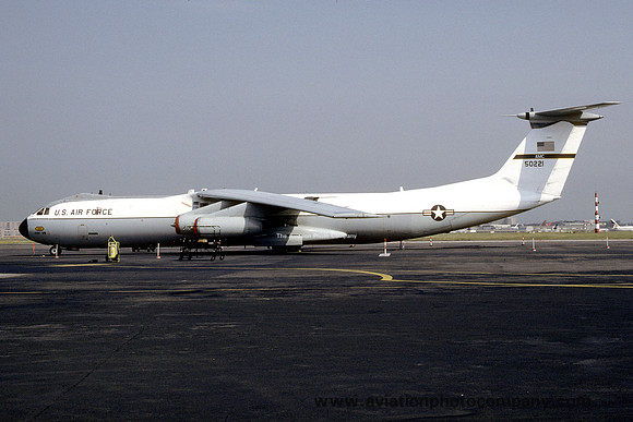 USAF 438 AW Lockheed C-141B Starlifter 65-0221 at Rhein Main (1992)