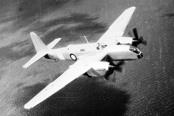 Royal Navy Short Sturgeon TT.2 TS486 Air to Air