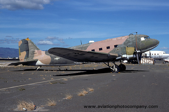 USAF Douglas C-47D Skytrain 43-49852 at MASDC Davis Monthan (1976)