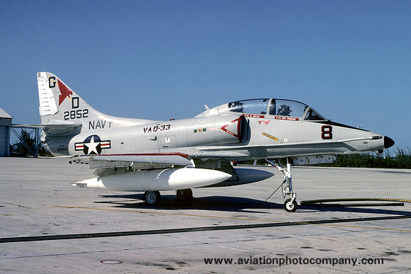 US Navy VAQ-33 Douglas EA-4F Skyhawk 152852/GD-8 (1980)