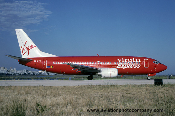 Virgin Express Boeing 737-300 OO-LTU (1998)
