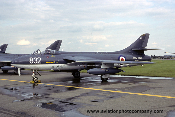Royal Navy FRADU Hawker Hunter GA.11 XE668/VL832 (1980)
