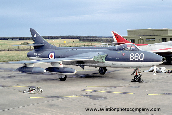 Royal Navy FRADU Hawker Hunter GA.11 XF300/VL860 (1980)
