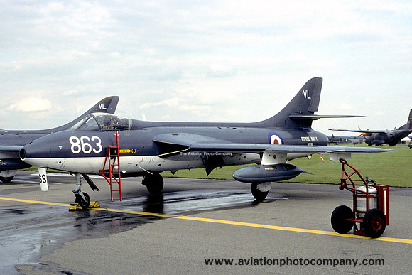 Royal Navy FRADU Hawker Hunter GA.11 XF368/VL863 (1980)