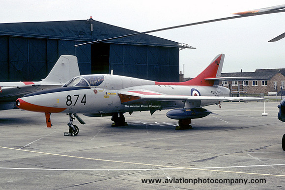 Royal Navy FRADU Hawker Hunter T.8 WT702/VL874 (1980)