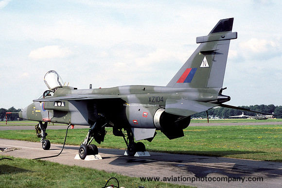 RAF 2 Squadron Sepecat Jaguar GR.1 XZ104/N (1980)