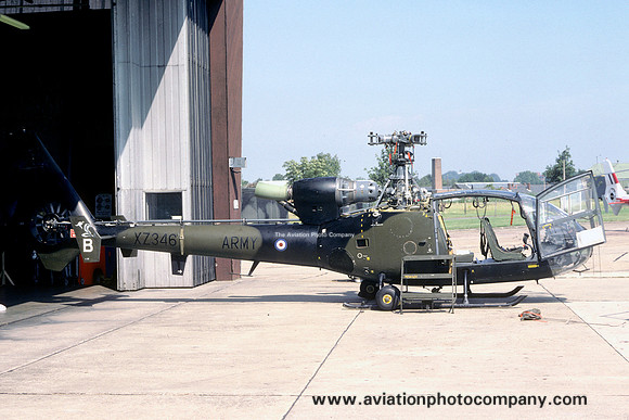 Army Air Corps 656 Squadron Westland Gazelle AH.1 XZ346/B (1980)