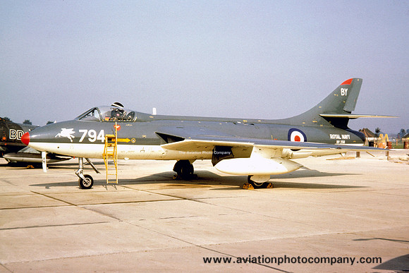 Royal Navy 738 Squadron Hawker Hunter GA.11 WV256/BY794