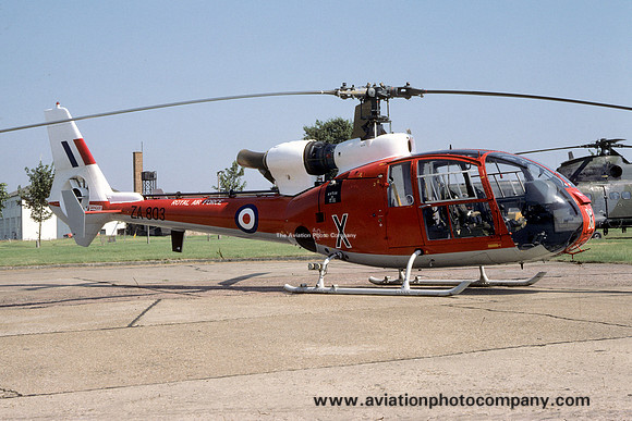 RAF CFS Westland Gazelle HT.3 ZA803/X (1980)