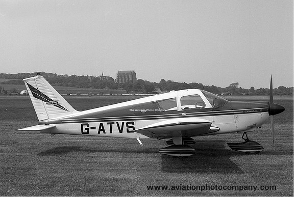 Piper PA-28-180 Cherokee C G-ATVS at Shoreham (1969)
