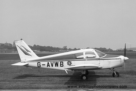 Surry and Kent Flying Club Piper PA-28-140 Cherokee G-AVWB at Shoreham (1969)