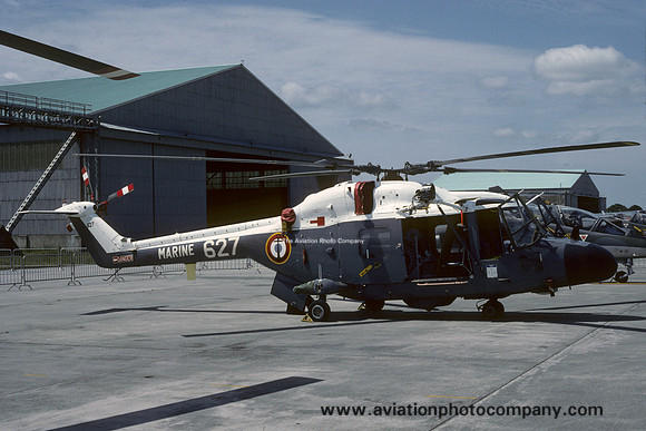 French Navy 34F Westland Lynx HAS.2 627 (1982)