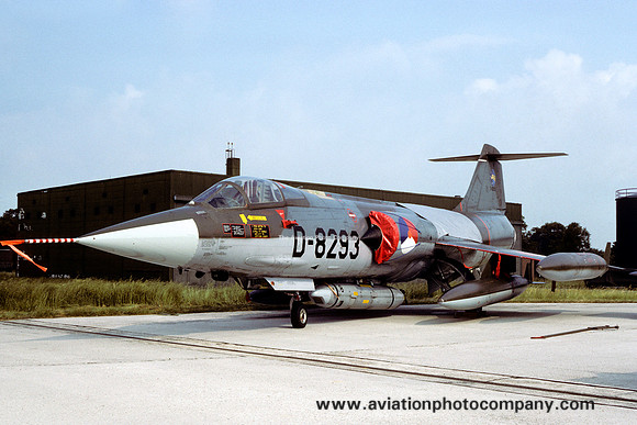 Dutch Air Force 306 Squadron Lockheed F-104G Starfighter D-8293 (1982)