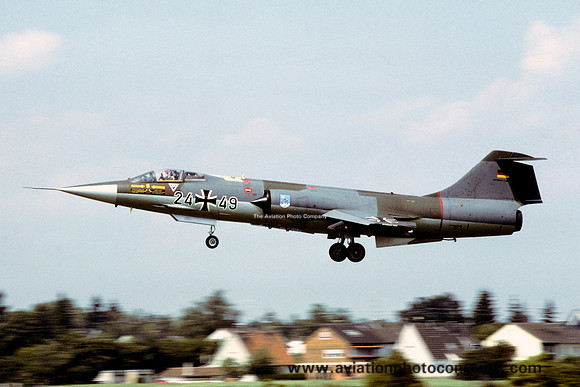 German Air Force JBG34 Lockheed F-104G Starfighter 24+49 (1982)