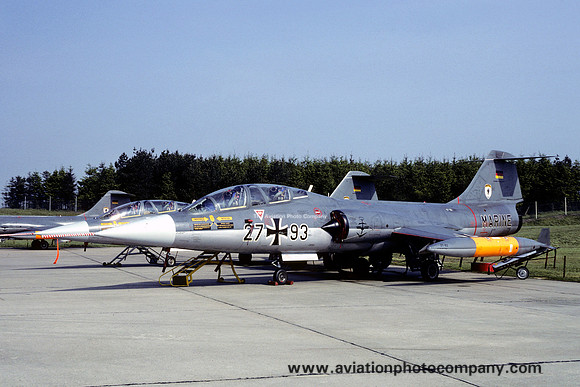 German Navy MFG1 Lockheed TF-104G Starfighter 27+93 (1981)