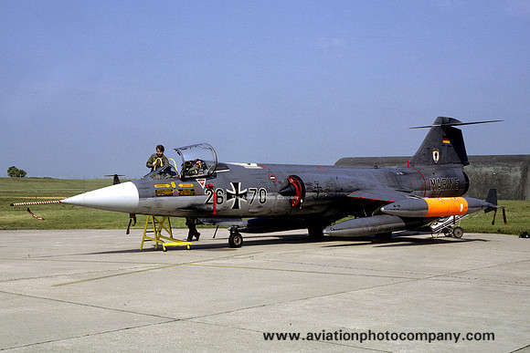 German Navy MFG1 Lockheed F-104G Starfighter 26+70 (1981)