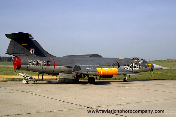 German Navy MFG1 Lockheed F-104G Starfighter 22+26 (1981)