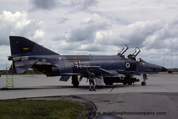 German Air Force AKG52 McDonnell RF-4E Phantom 35+31 (1981)