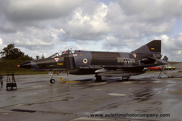 German Air Force AKG52 McDonnell RF-4E Phantom 35+37 (1981)
