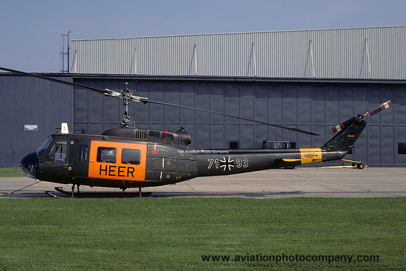 German Army HFWS Bell/Dornier UH-1D Iroquois 71+93 (1981)