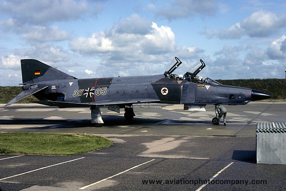 German Air Force AKG52 McDonnell RF-4E Phantom 35+05 (1981)