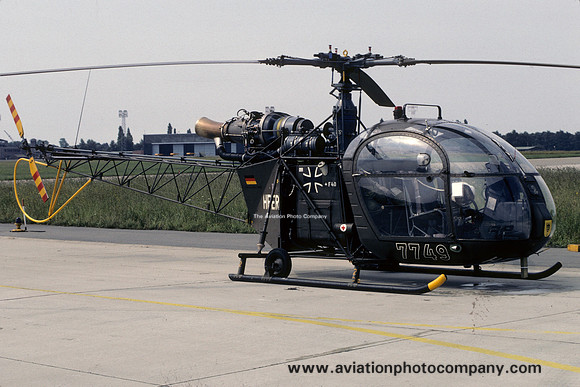 German Army Sud Alouette II 77+49 (1981)