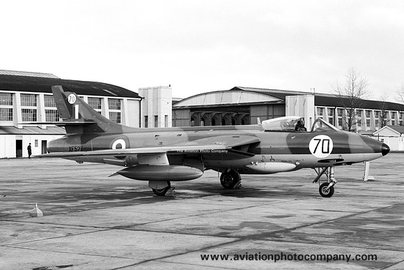 RAF 4 FTS Hawker Hunter F.6 XF527/70 at RAF Leuchars (1970)
