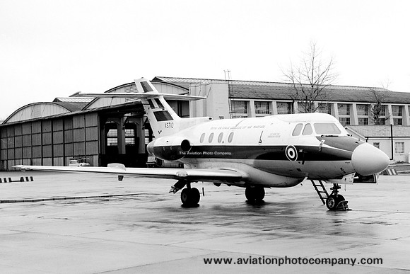 RAF College of Air Warfare Hawker Siddeley Dominie T.1 XS710 at RAF Leuchars (1970)