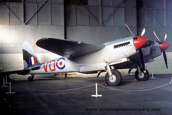 RAF De Havilland Mosquito TT.35 TJ138 at RAF Swinderby (1980)