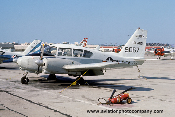US Navy North Island Base Flight Piper U-11A Aztec 149067 (1976)