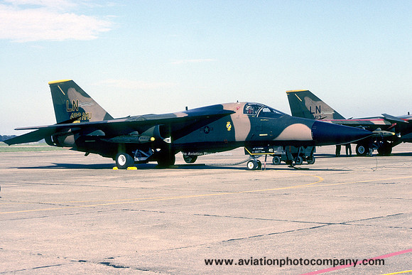 USAF 48 TFW 493 TFS General Dynamics F-111F Aardvark 70-2412/LN (1988)