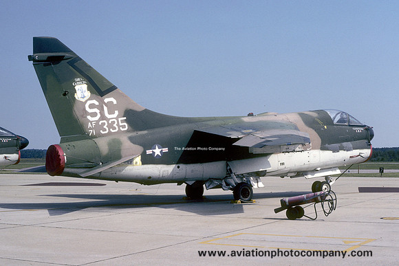 USAF South Carolina ANG 157 TFS LTV A-7D Corsair 71-0335/SC (1979)
