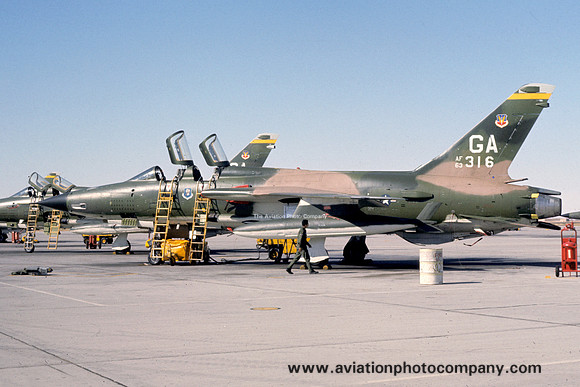 USAF 35 TFW 563 TFS Republic F-105G Thunderchief 63-8316/GA (1975)