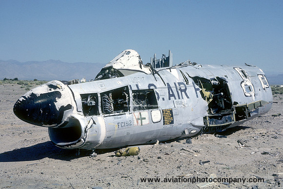 USAF North American F-86 wreck at China Lake (1978)
