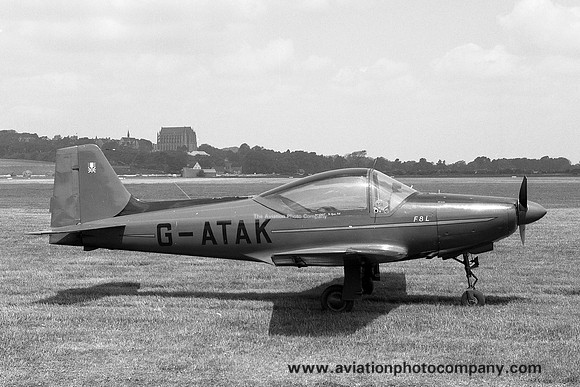 Aeromere F.8L Falco III G-ATAK at Shoreham (1969)