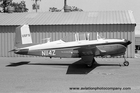 United States Forestry Service Beech T-34B Mentor N114Z (1972)