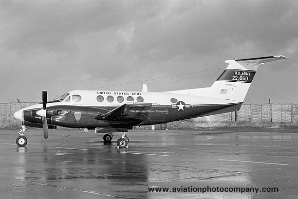 US Army 207th Aviation Company Beech C-12A Huron 77-22950