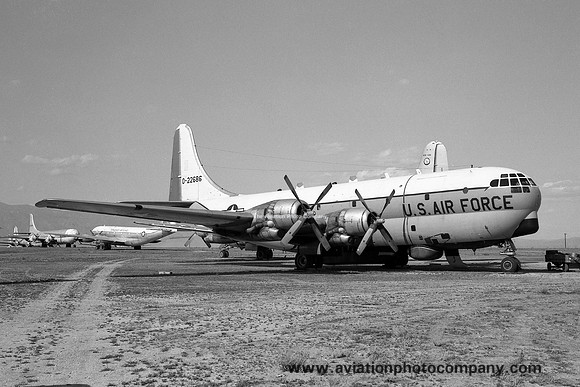 USAF Boeing EC-97G Stratofreighter 52-2686 at MASDC Davis Monthan (1970)