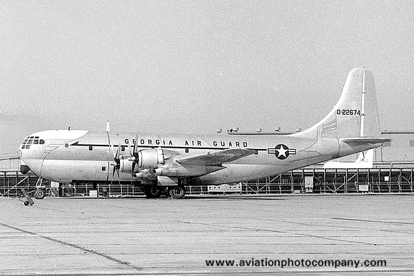 USAF Georgia ANG 128 ATS Boeing C-97G Stratofreighter 52-2674 (1962)