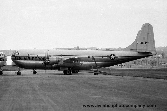 USAF Strategic Air Command HQ Boeing VC-97K Stratofreighter 53-0182 at Offutt AFB (1968)