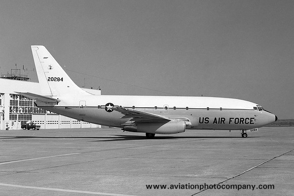 USAF DC ANG Boeing T-43A 72-0284 at Offutt AFB (1982)