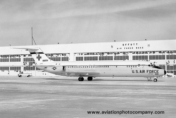 USAF 375 AAW Douglas C-9A Nightingale 68-8934 at Offutt AFB (1982)