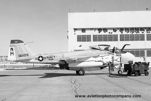 US Navy VA-95 Grumman A-6E Intruder 161105/NH-505 at Offutt AFB (1982)