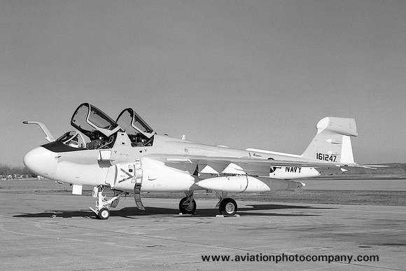 US Navy Grumman EA-6B Prowler 161247 at Offutt AFB (1982)