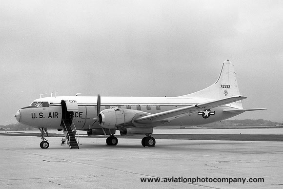 USAF Wisconsin ANG 176 TASS Convair C-131G Samaritan 57-2552 (1982)