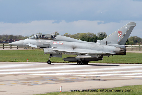 RAF 29 Squadron BAE Typhoon T.1 ZJ802/BB (2008)