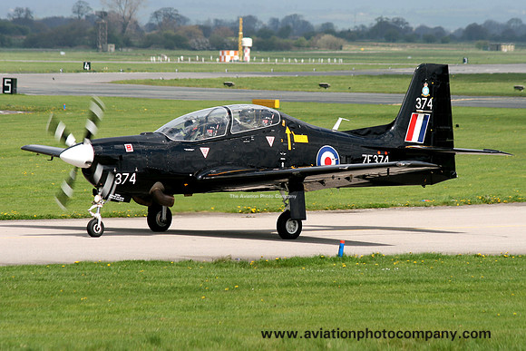 RAF 1 FTS Short Tucano T.1 ZF374 at RAF Linton-on-Ouse (2008)