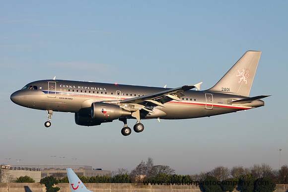 Czech Air Force Airbus Airbus A319-115 ACJ 2801 at Manchester IAP (2020)